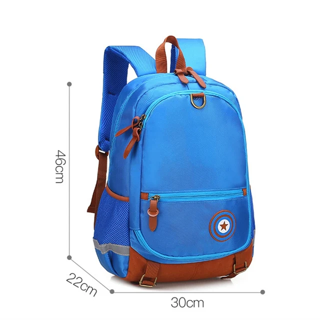 High Quality Waterproof Nylon School Bags for Girls Boys Children