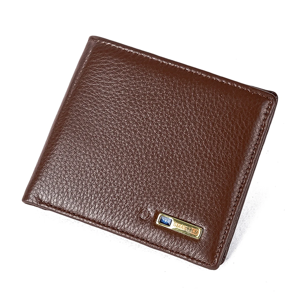 

Multifunctional Smart BT Leather Wallet With Anti-lost GPS Finder Camera Video Remote Function For Men