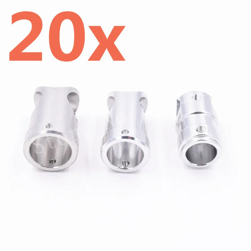 20pcs Multi Axis Aircraft Landing Gear Aluminum Three Channel Tripod Carbon Fiber Tube Connector 12mm-14mm-16mm UAV Accessories