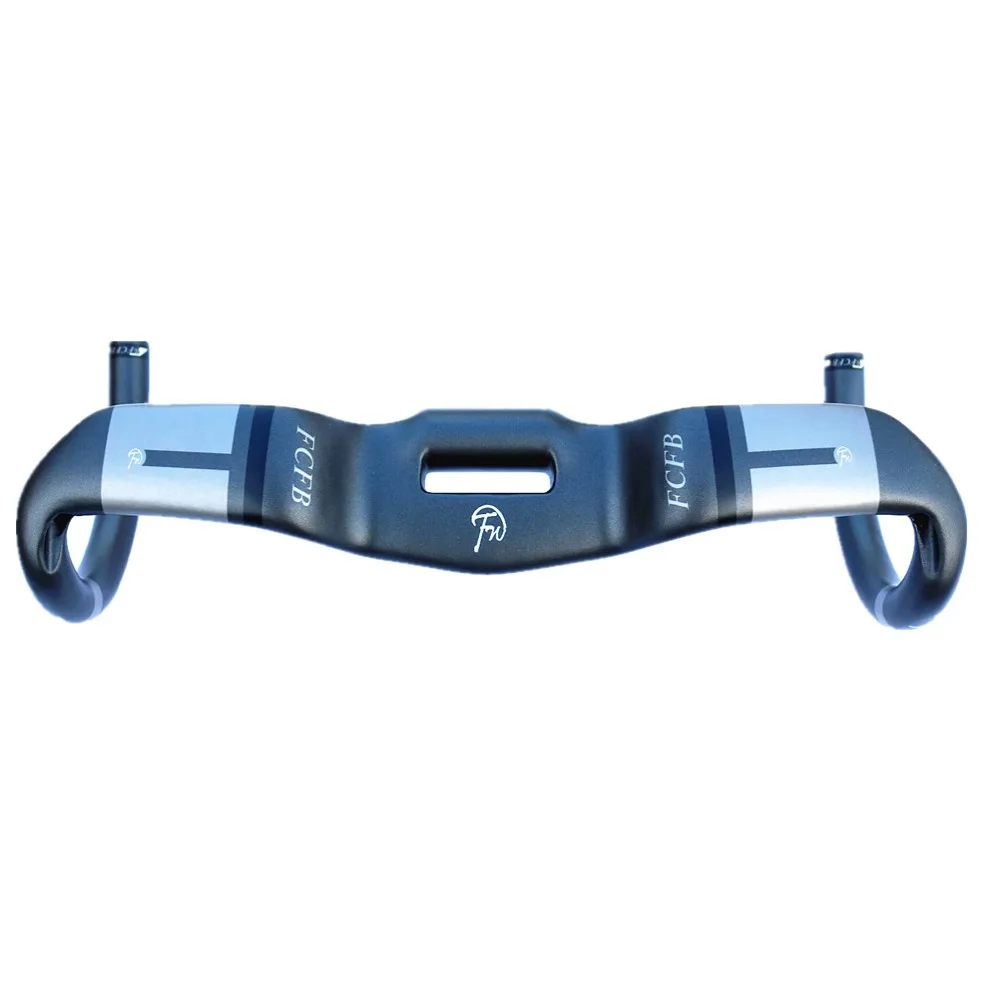 

FCFB FW matt gray TORAY T700 carbon handlebar Road Cycling internal handlebar Bike size 31.8*380 /400 /420 /440cm