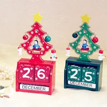 Рождество обратный отсчет Деревянный Календарь украшения домашний офисный стол декор украшения Искусственный корабль украшения арт-подарки