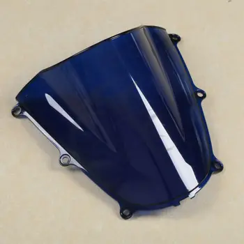 

Dual Bubble Blue Windshield Windscreen For Honda CBR600RR CBR 600RR 2005 2006