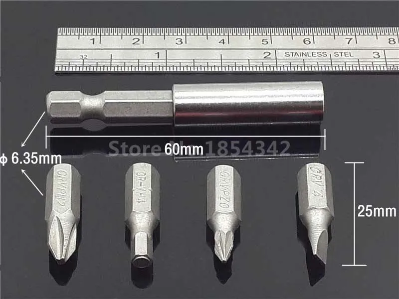 33 шт. набор винтов, защита от вскрытия, гаечный ключ, звездочка, шестигранное крыло, отвертка, биты с 1/" 6,35 мм магнитным держателем, инструменты для сверления