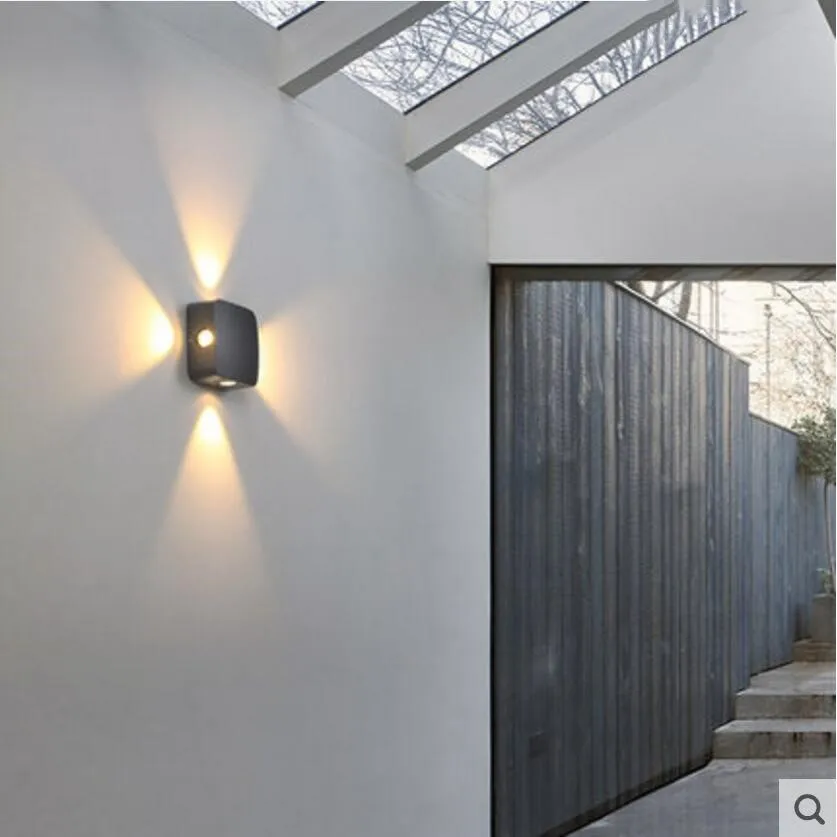 4X1W Outdoor LED Wall Lights Waterproof Hotel Exterior ...