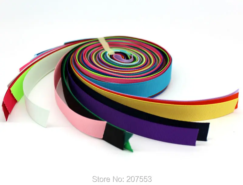 5/8 &quot16 мм Grosgrain ленты 20 многоцветные DIY Подарочные Упаковочные аксессуары