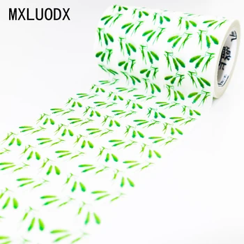 

Green Decor Washi Tape Set Decorative Adhesive Tape Sticky Scrapbook DIY Japanese Office Stationery Masking Paper Tape 1PCS/LOT