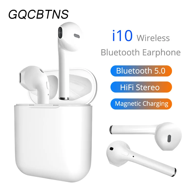 

i10 i9s i7s TWS Wireless headphones Bluetooth earphones mini Stereo Earbuds with charging box not i11 i12 air ear pods headsets