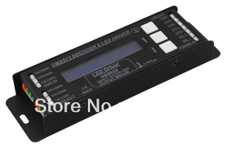 

Free Shipping DMX512 Decoder, 4 Channels led driver, RGBW Controller,12V-24V Constant Voltage Output PWM 3A/ch Max.288W DE8032