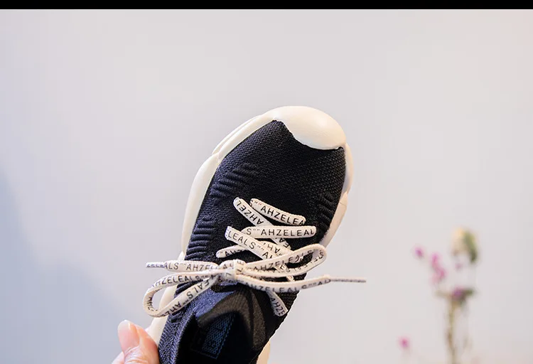 Kids Sneakers Running Children Shoes Boys Sport Shoes Girls Breathable Knit Socks Sneakers Outdoors Soft Casual Shoe (19)