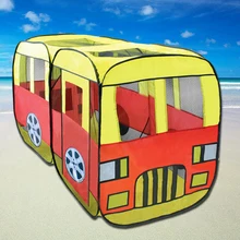 Детская палатка детский автобус автомобиль игровые домики большие Антимоскитные детские игрушки океан мяч ткань для бассейна Складная от 2 до 4 лет