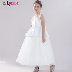 Платья для девочек с цветочным узором для особых случаев Vestidos Bebes кружевное вечерние платье Свадьбы Дети платье для принцессы на день