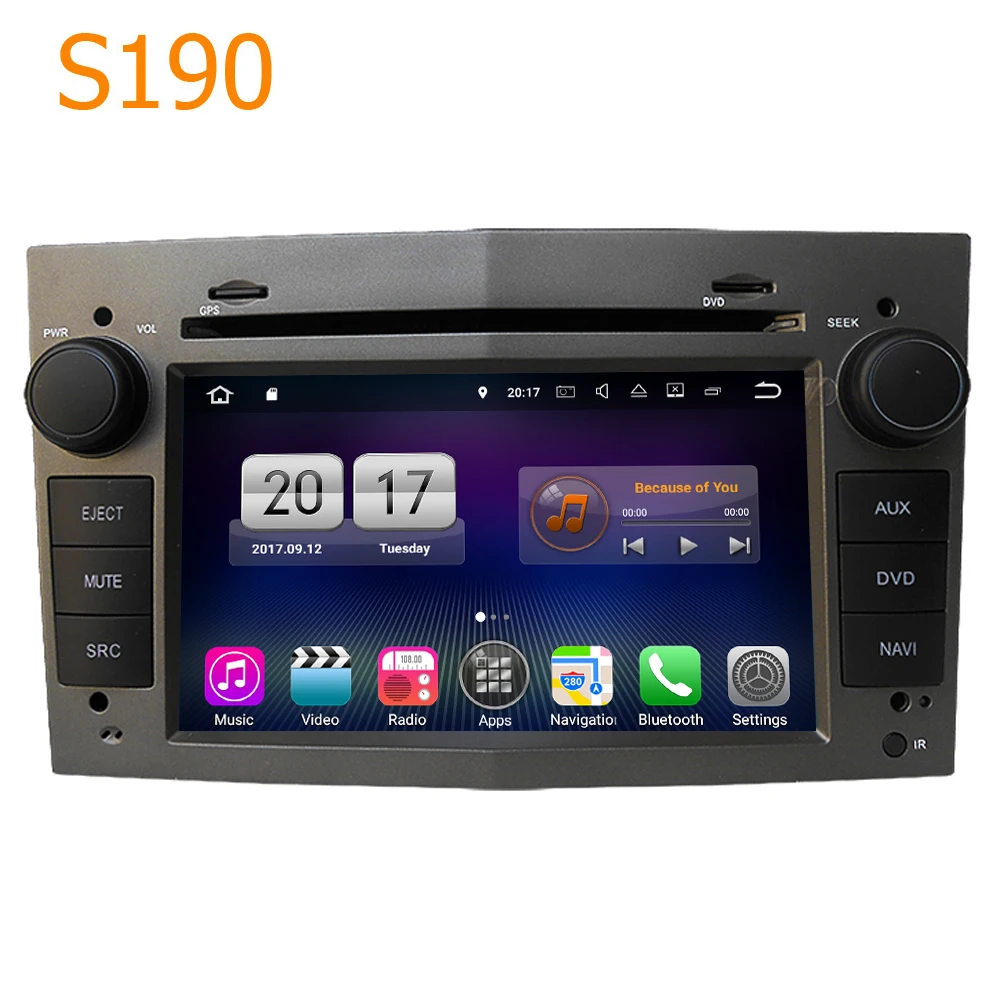 Дорога Топ winca S190 Android 7.1 Системы Px3 4 core Процессор автомобиля GPS dvd плеер Штатная