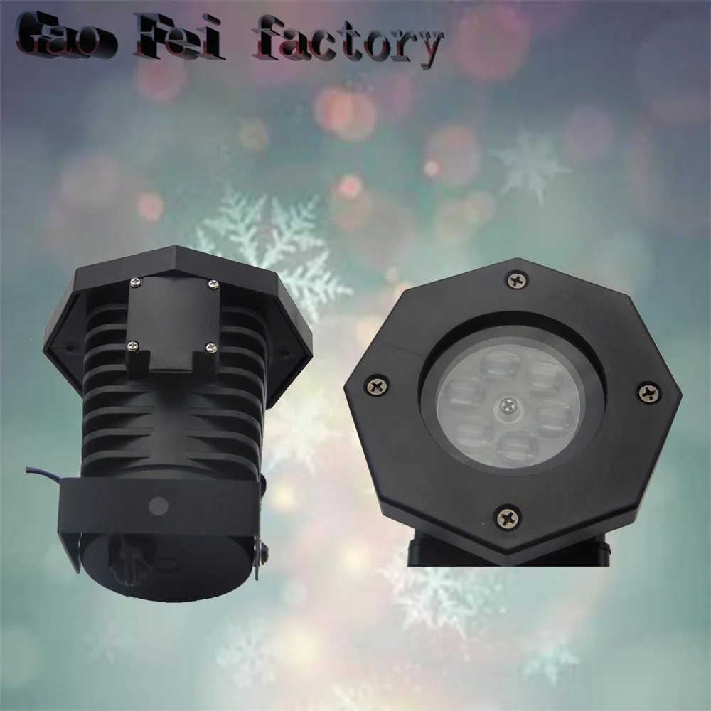 

Waterproof Snowflakes Lamp Light Sparkling Landscape LED Projector For Indoor Outdoor Valentines Holiday Home Decoration