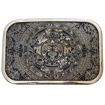 

T-DISOM Mens' Belt Buckle Brand Western Aztec Calender Maya Belt Buckle For Jeans Suit For PU Belts Drop shipping