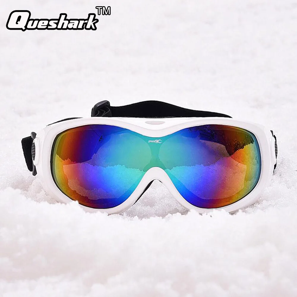 Men Women Single Layer Anti fog Ski Glasses Dustproof Snowboard
