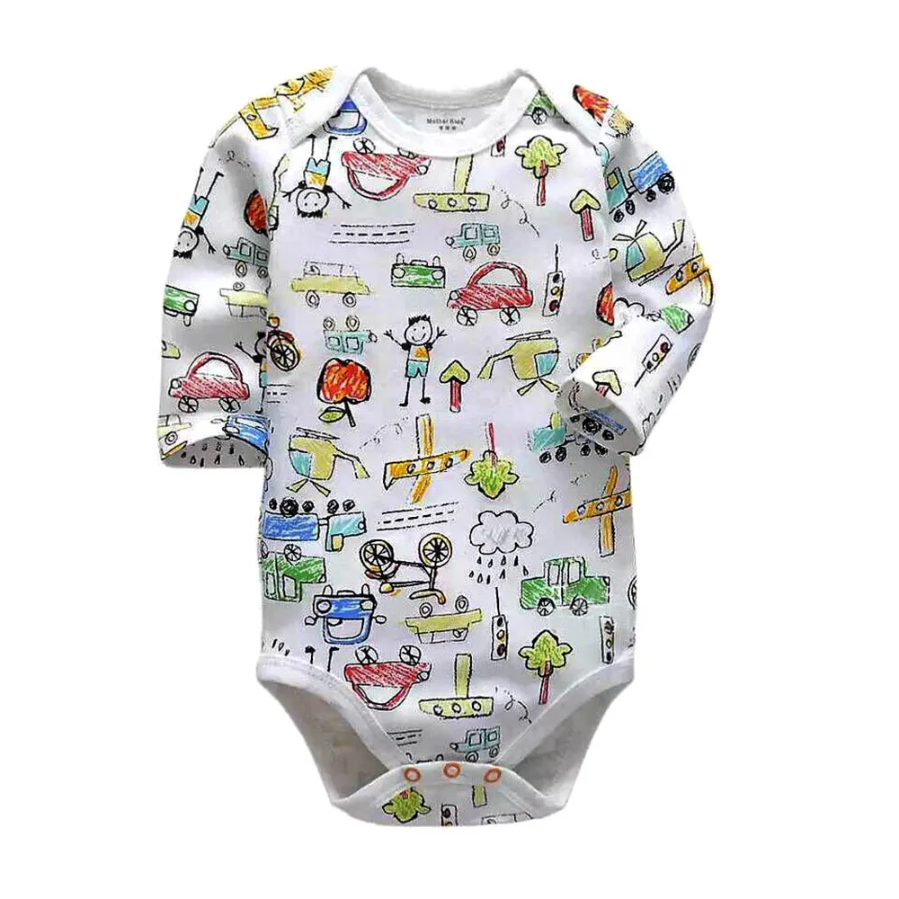 

Baby Boys Bodysuit Long Sleeve Babies Clothes 3-24 Months Newborn Toddler Infant Girls Bodysuits