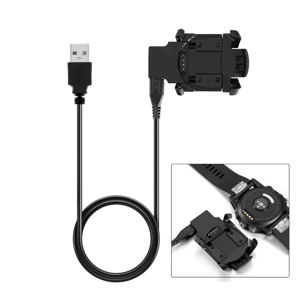 

XBERSTAR 1m Replacement USB Data Charging Cable Cradle Charger Dock for Garmin Descent MK1 GPS Dive Watch Charge Accessories
