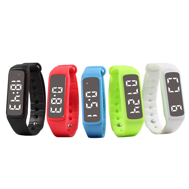 Buy CD 5 Silicone Wristband Pedometer LED Display