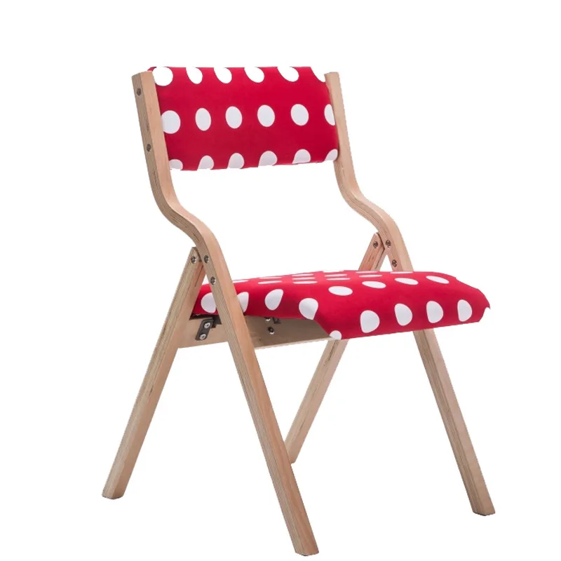 YN52 складной стул съемный чехол для сиденья моющаяся мебель для гостиной компактный прочный стул изогнутый деревянный каркас - Цвет: Buff