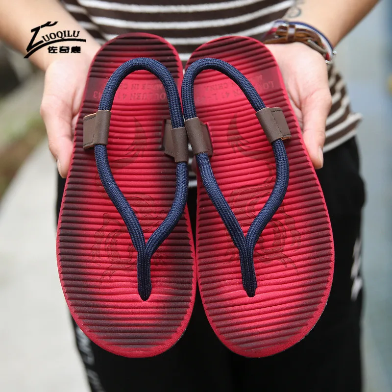 Summer Men Slippers Flip-Flip Sandals Flat Flip Flops Cool Slippers Men Sumer Shoes Beach Slippers 2018