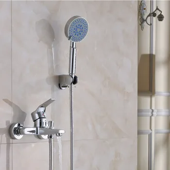 

Bathroom Shower Faucet Bath Faucet Mixer Tap With Hand Shower Head Shower Faucet Set Wall Mounted Shower Set