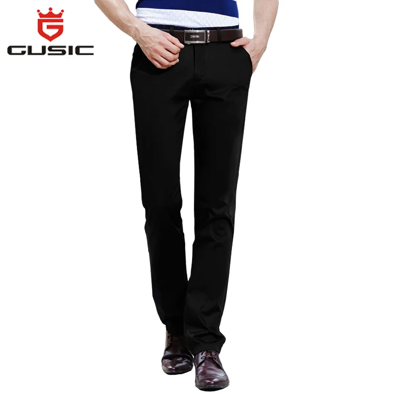 Fashion Men Casual Pants Brand GUSIC Big Size Pants (28 44