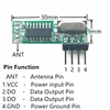Супергетеродинный радиочастотный фотоаккумулятор 433 МГц с 2 антеннами для Arduino/ARM/MCU, 1 комплект ► Фото 2/6