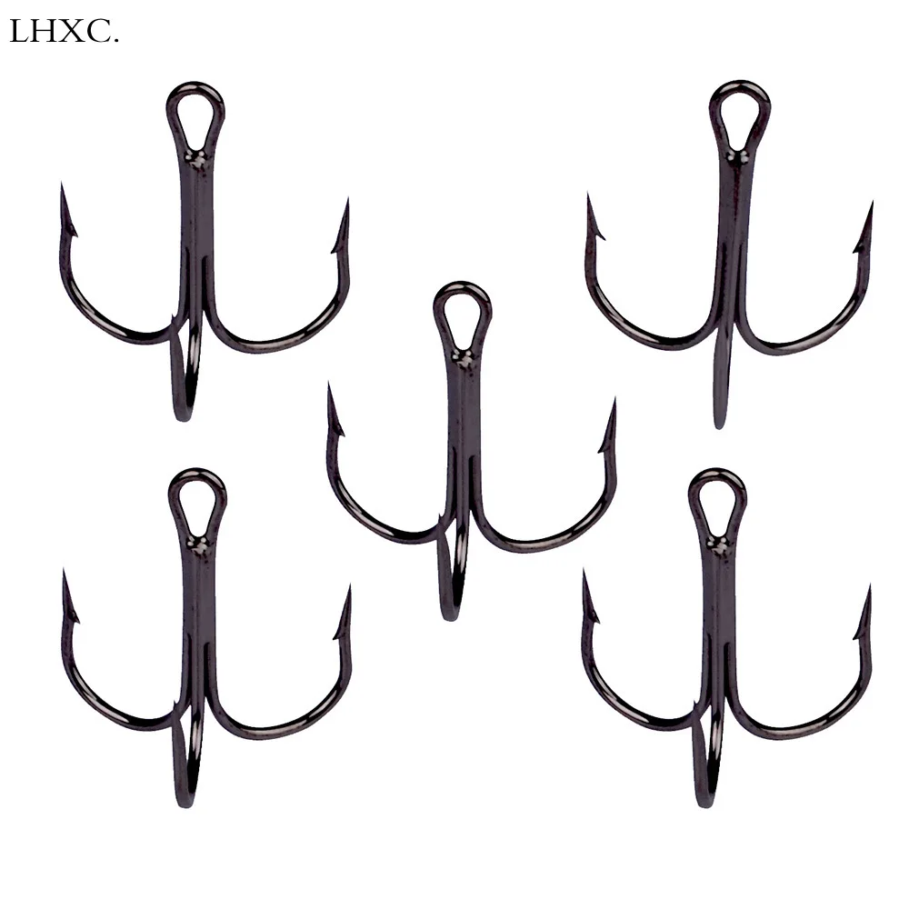 50 шт./лот рыболовные крючки металлические тройные Крючки снасти джиг головка