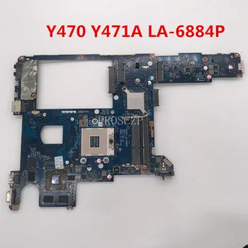 

High quality For Y470 Y471A Laptop Motherboard QIQY2 LA-6884P HM65 DDR3 100% full Tested