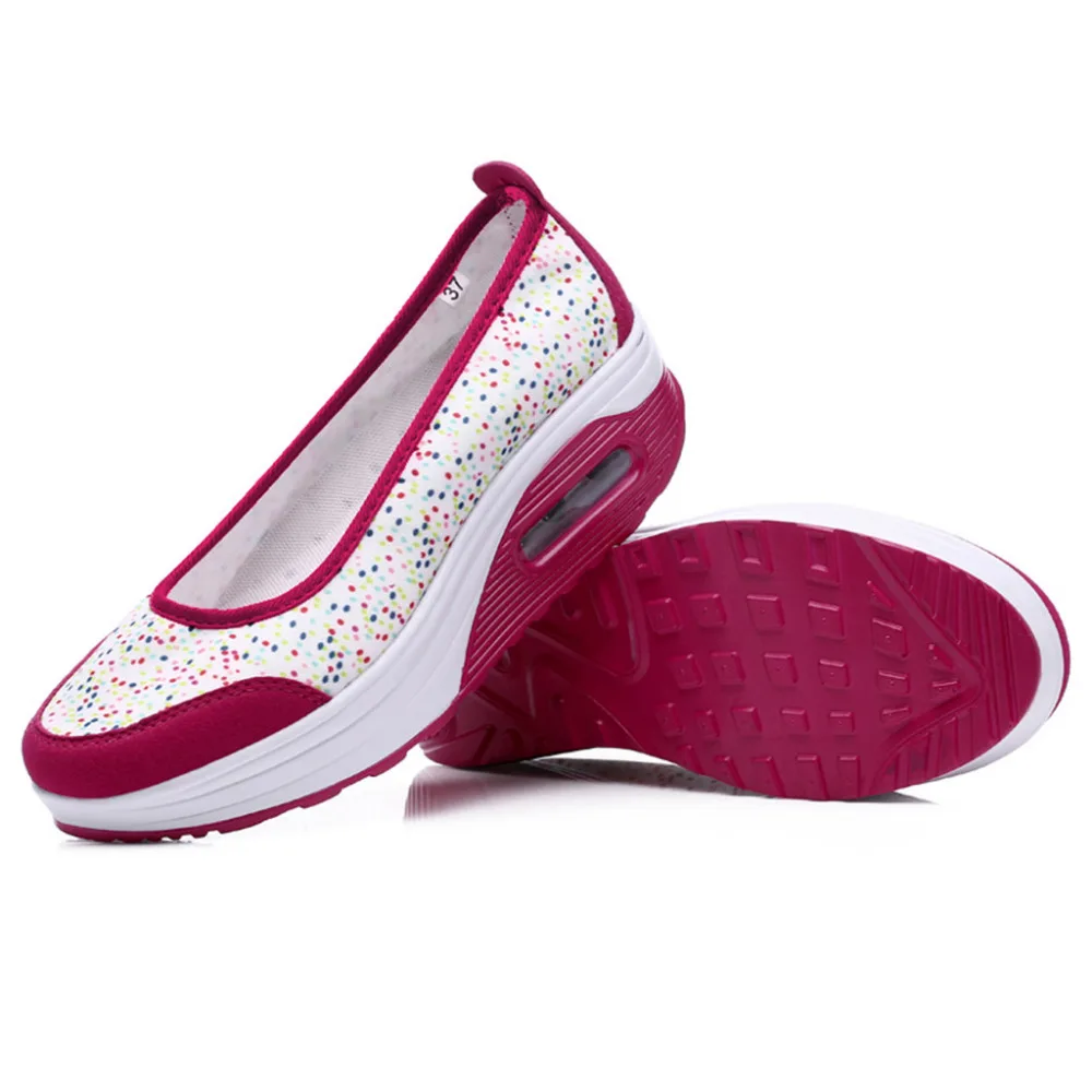 2019 Women's beach shoes thick bottom round head light wedge with shallow mouth increased shoes comfortable ladies shoes 40J25 (11)