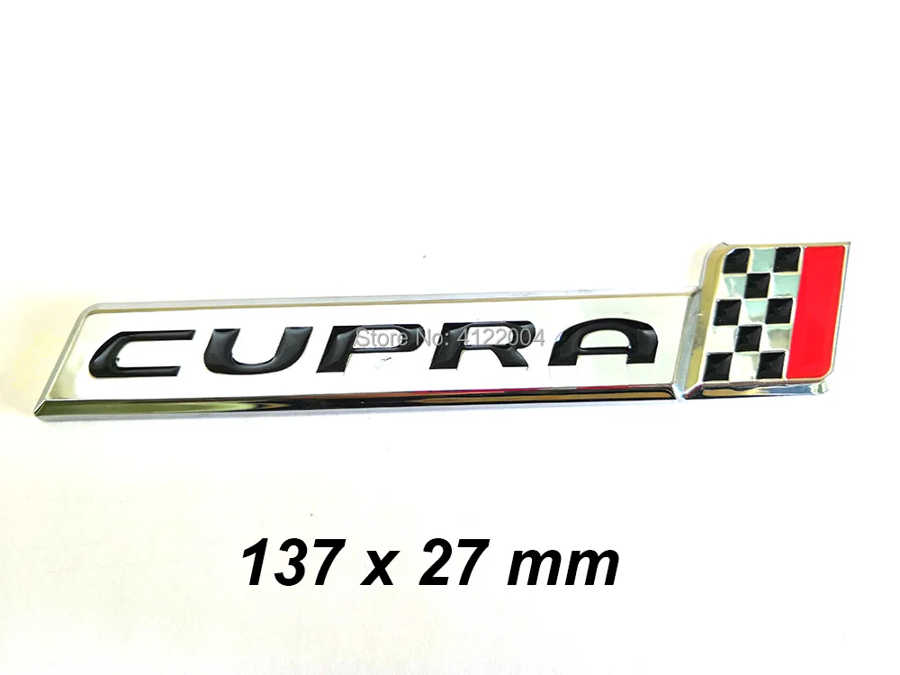 Металлическая наклейка CUPRA Raceflag заводская табличка эмблема Badge для Leon 5F Ibiza