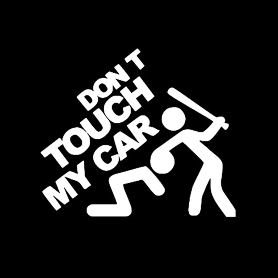 sticker don't touch my car Audi bmw VW Toyota Honda-5
