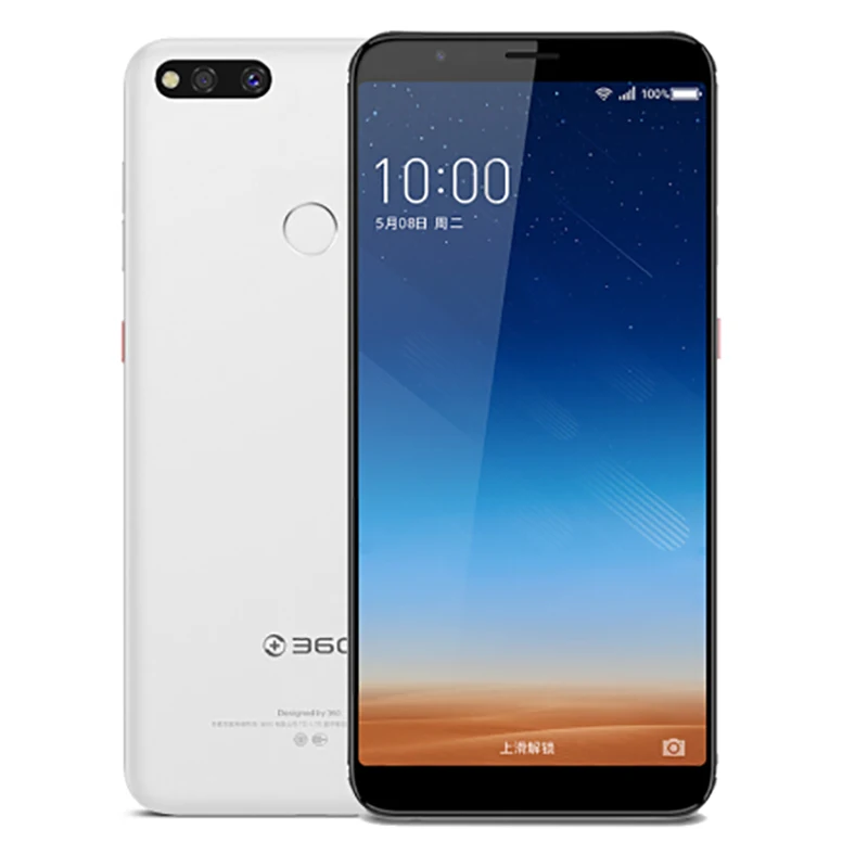 Qiku 360 N7 мобильного телефона 5 99 дюйма 6 ГБ Оперативная память 64 GB/128 GB Snapdragon 660 Android 8 1