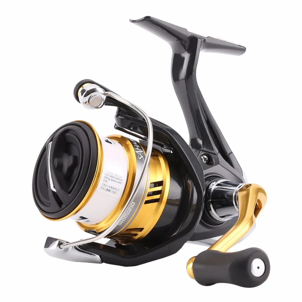 SHIMANO оригинальная SAHARA FI C2000HGS 2500HGS C2000S спиннинговая Рыболовная катушка 5BB x-корабль соленое мелководье катушка Рыболовная катушка, снасти