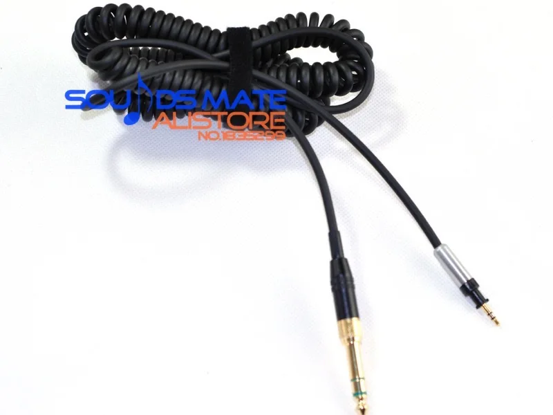 Replacement Coiled DJ Cable Extended Spring Wire For JBL J55 J55a J55i J88 J88a J88i 1M 3M 3 5mm 6 35mm To 2 5mm