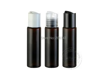 

30ml brown plastic PET bottle ,toilet water bottle,lotion bottle with press lid