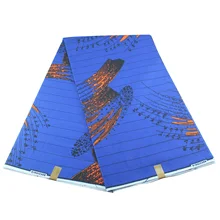 Африканская ткань с принтом 6 ярдов новейший настоящий воск гарантированный настоящий голландский воск