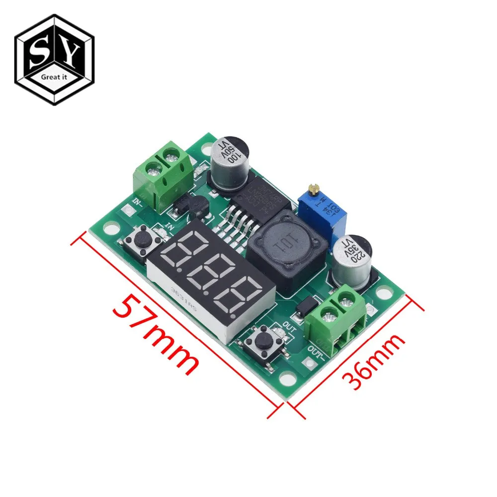 LM2596s lm2596hvs DC-DC понижающий модуль питания 3A Регулируемый понижающий модуль LM2596 регулятор напряжения 24 в 12 В 5 в 3 в