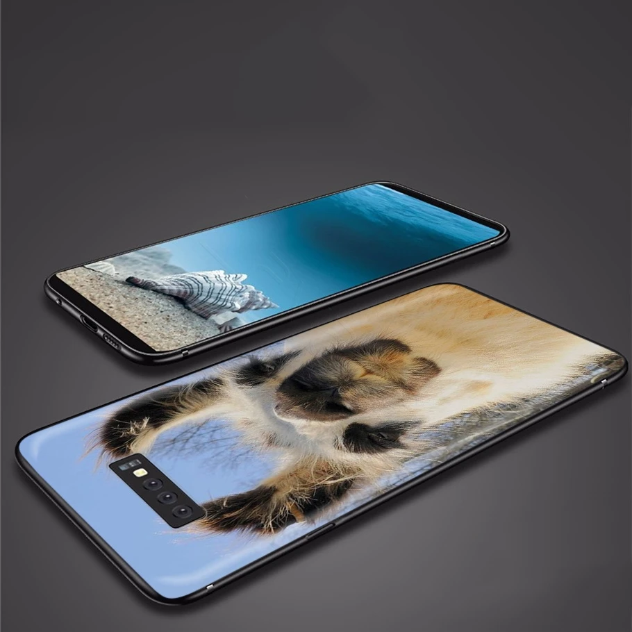 Чехол с ламой альпаками для Samsung Galaxy S20 S10 S9 S8 S7 S6 Plus Note 9 8 M30 M20 M10 Edge Lite Ultra|Бамперы| |