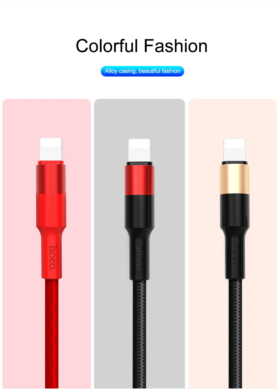 HOCO 3в1 USB зарядное устройство кабель для iPhone 11 Pro X XS Max XR 7 8 Android Micro USB кабель type C для samsung S9 Xiaomi Быстрая зарядка