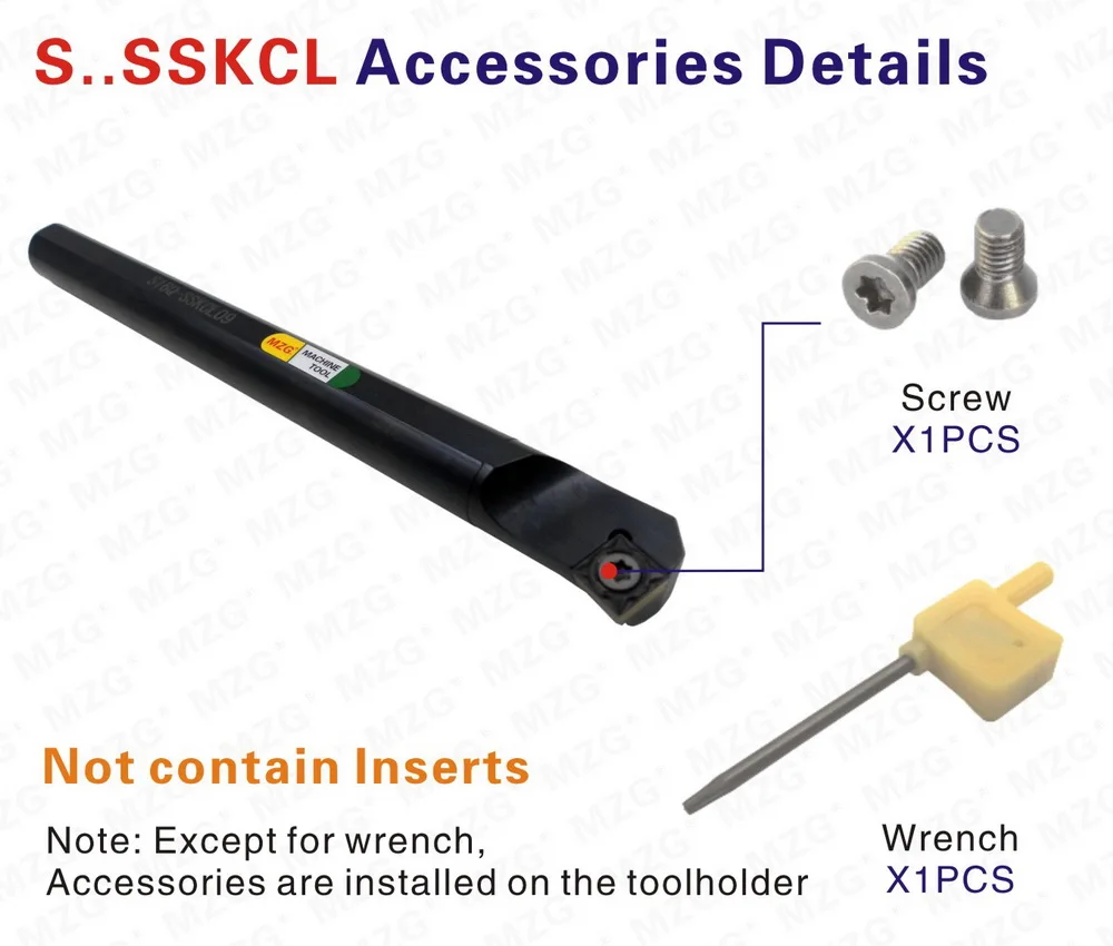 MZG S16Q-SSKCL09 S20R-SSKCL09 токарные токарный станок бар отверстие обработки державки зажима Закрытая внутренняя скучно инструмент