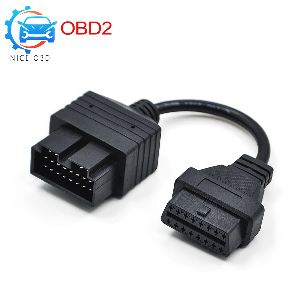 

High Quality Cable For KIA 20 Pin To 16 Pin OBD2 Diagnostic Tool Adapter Connector Car Cable 20Pin to 16PIN For Kia obd2 cable