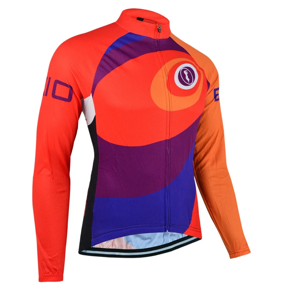 Genuine BXIO Winter Thermal Fleece Warm Orange Cycling Clothing Pro