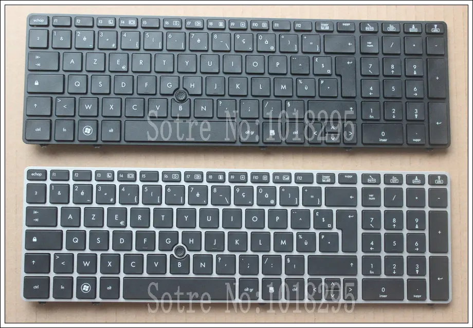 

New French Keyboard for HP EliteBook 8560p 8570P 8560B 6560b 6565b 6560P FR laptop keyboard with border 641180-A81 641181-051