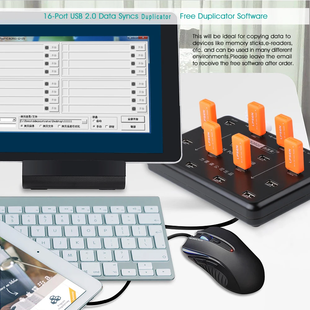Sipolar 16 портов USB 2,0 Дубликаторы концентратор USB копиры поддерживает u-диск TF кардридер пакетное Производство Тестирование копия с