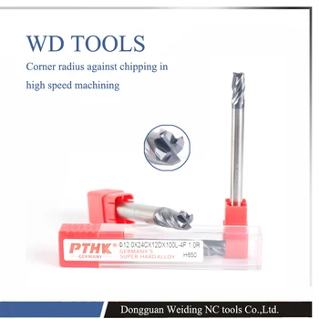 

2mm Solid Carbide Square 35 Helix CNC machine tool for variety solid materials/milling tools HRC60