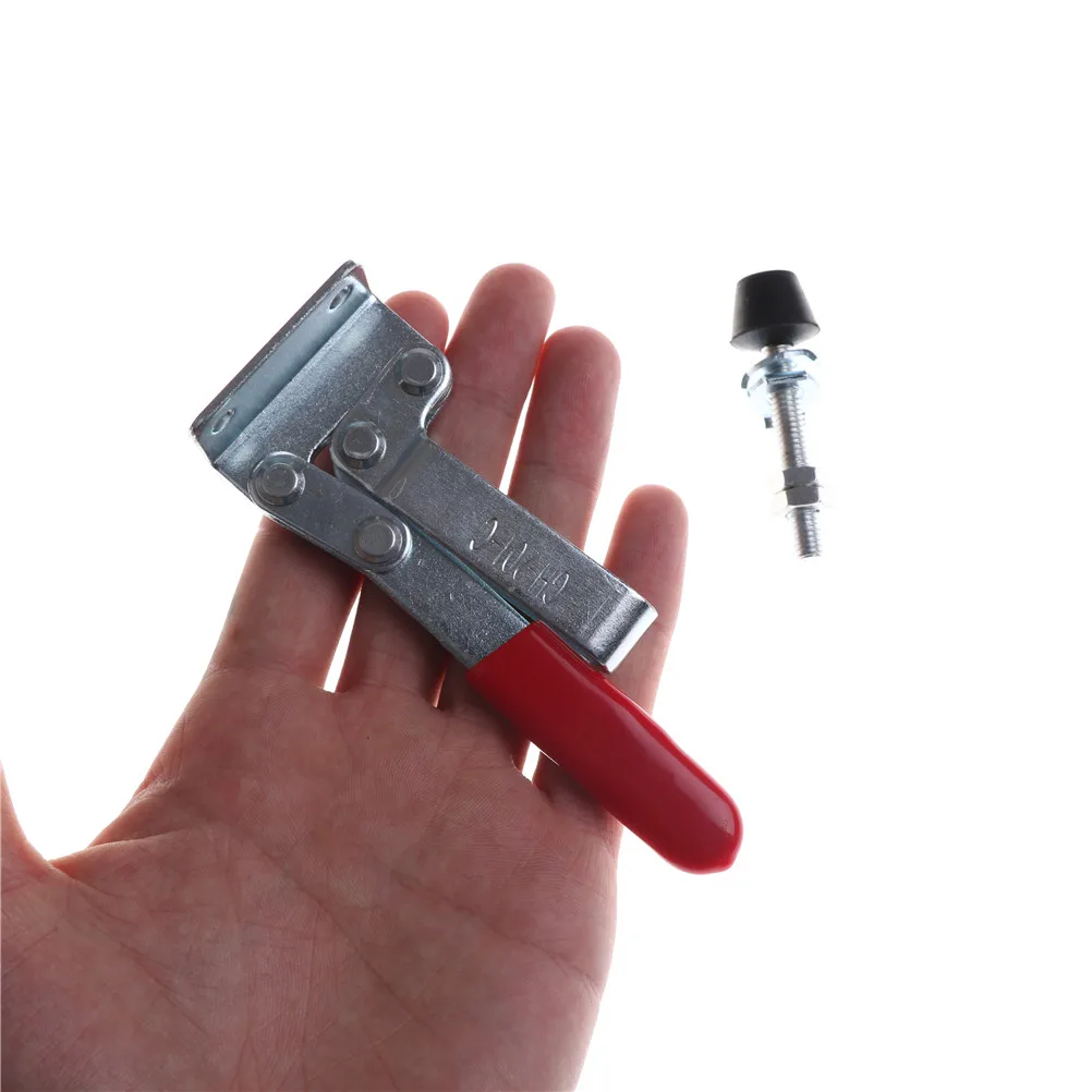 

1PCS 100KG 220LB Holding Capacity Metal Clamping Clamp Vertical Type Toggle Clamp Support Rod Vertical Welding Clamps