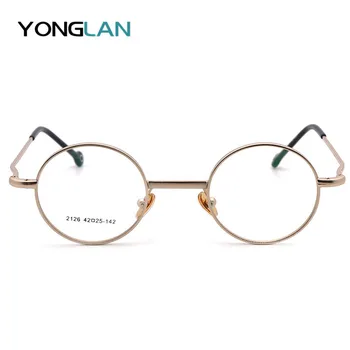 

2019 New Retro Men Women Round Design Optical Glasses FrameMyopia Optics Eyewear Clear Lens Gafas Goggles