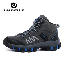 New waterproof Outdoor winter hiking shoes boots Anti-skid Wear resistant Warm fishing shoes climbing high shoes Trekking merrto women s outdoor hiking trekking sneakers anti skid wear resistant damping shoes camping climbing mountain travel shoes