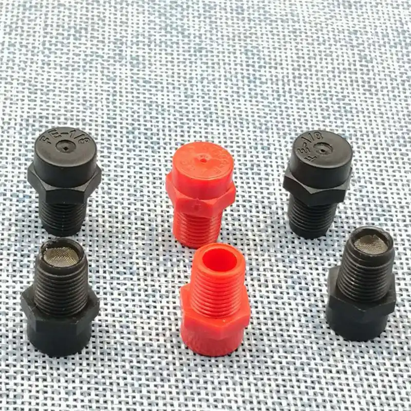 1/8 NPT FE plastic mist nozzle, plastic water spray nozzles, cooling